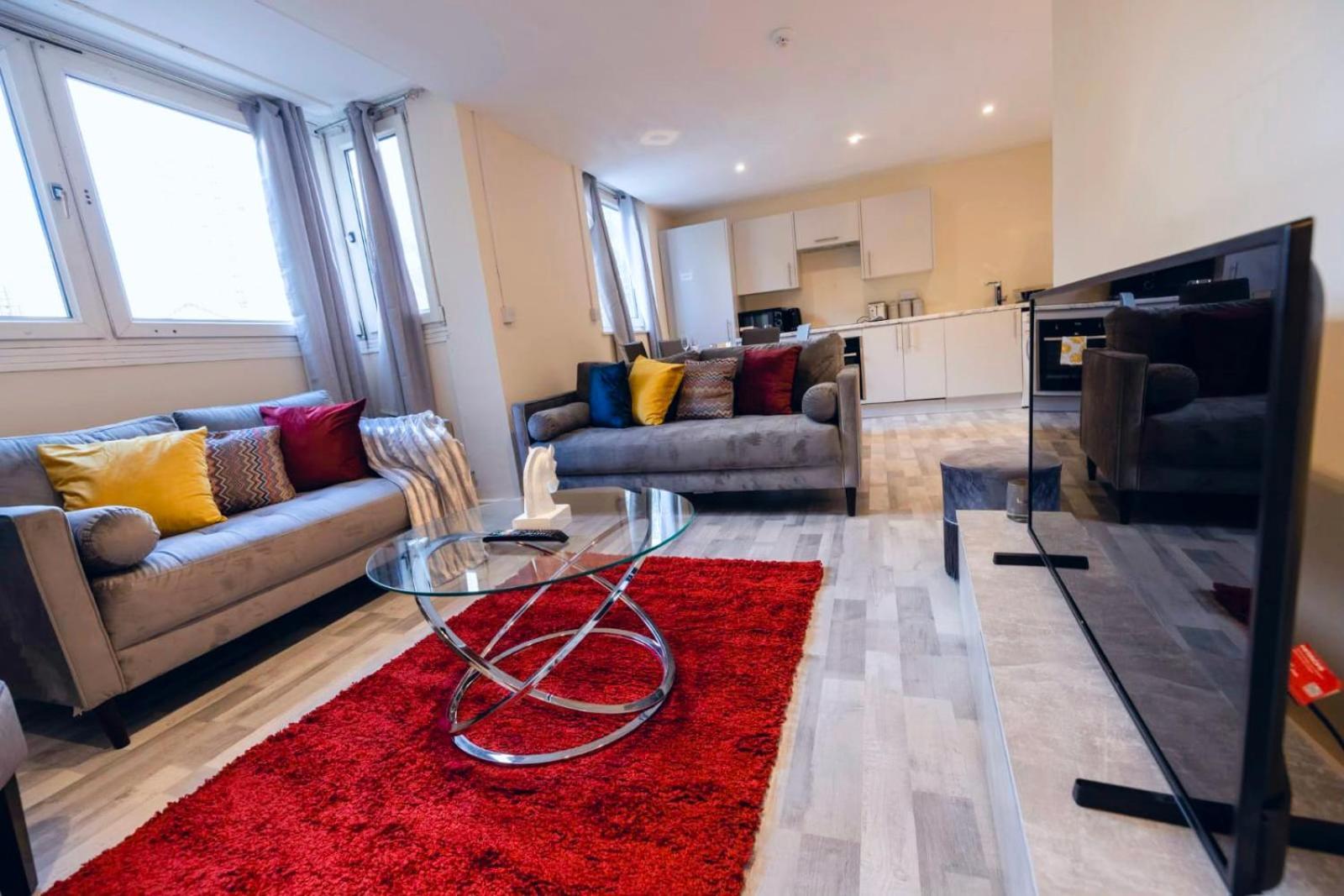 Апартаменты 3 Bedroomflat-free Parking-wifi-parking-8people *